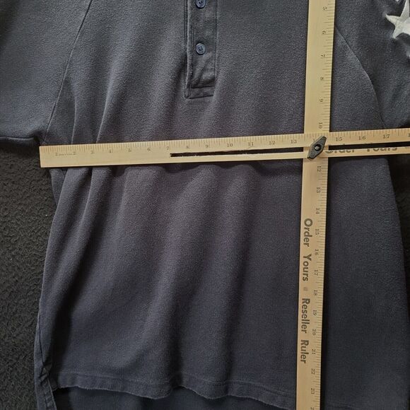 Rock Point Mens Polo Multi-Color Size Medium 100% Cotton Patriotic Pullover - Picture 4 of 12